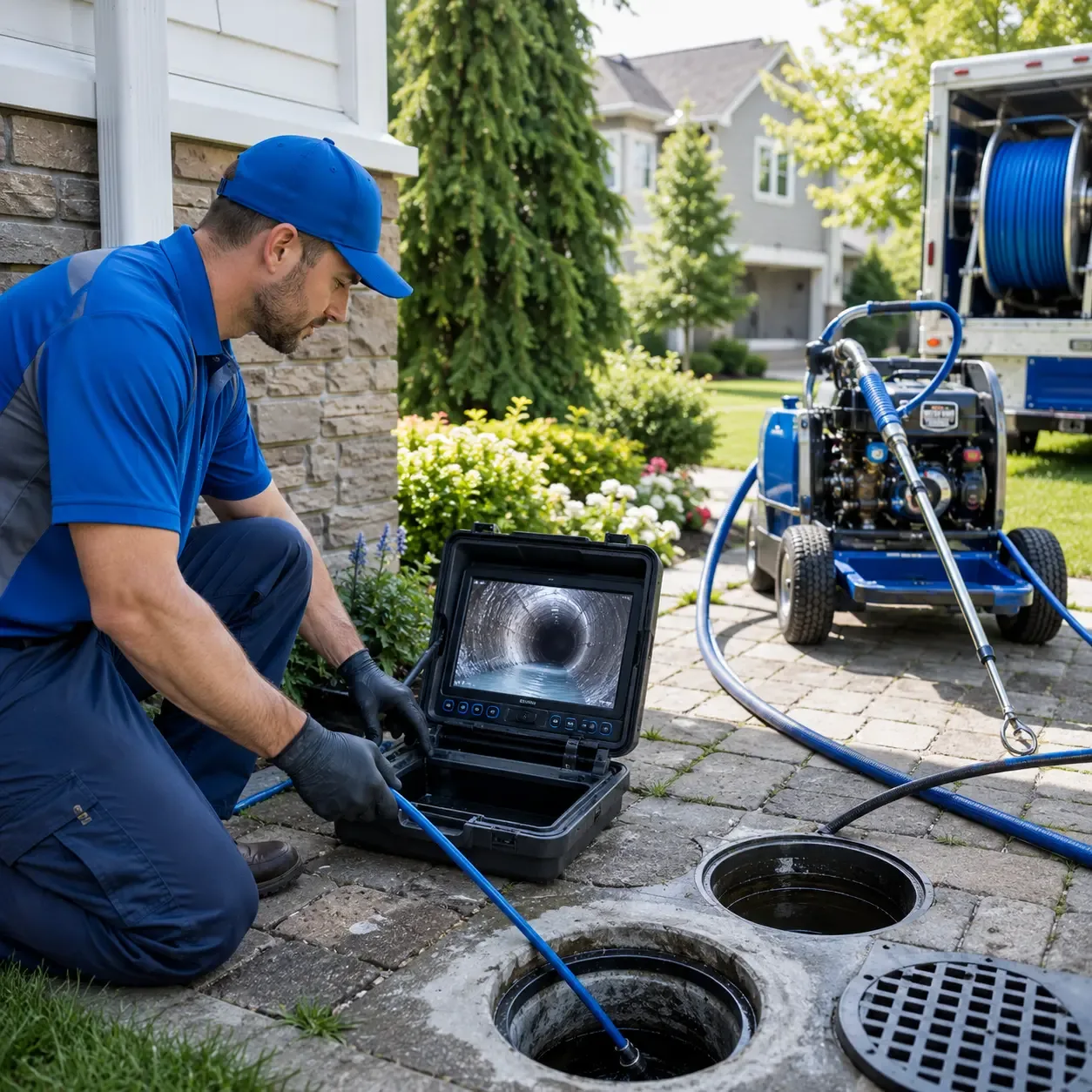 Outdoor drain cleaning professionals serving Sunapee, NH